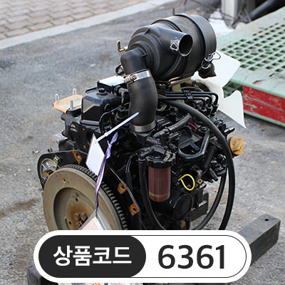 얀마, 디젤 엔진 3TNE68 19.4마력 진열품